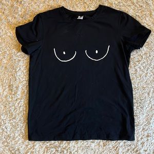 Women’s black T-shirt